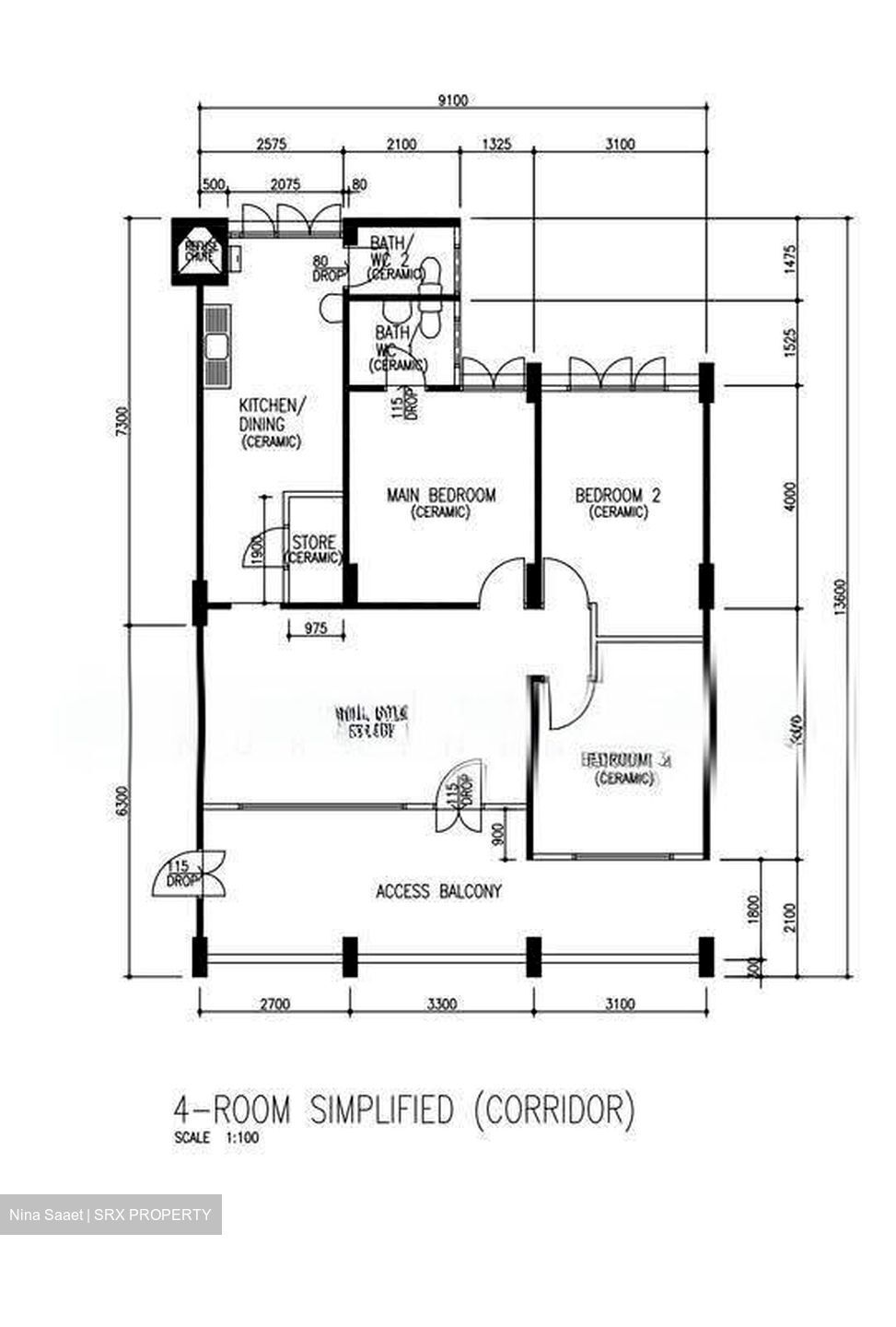 Blk 395 Yishun Ring Road (Yishun), HDB 4 Rooms #612539061